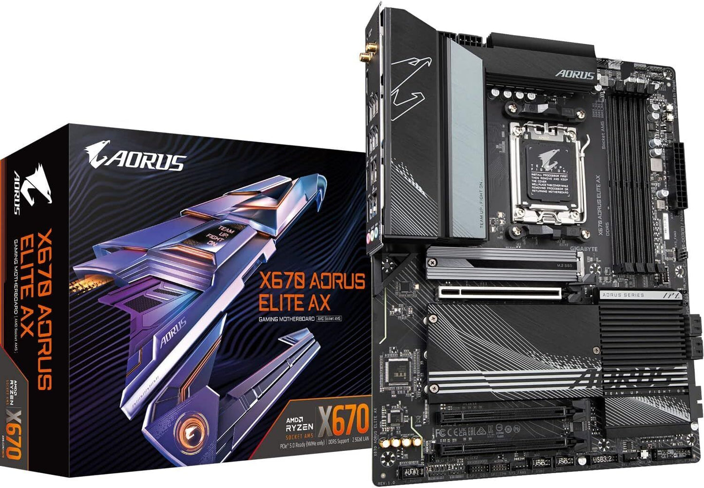Gigabyte X670 AORUS ELITE AX ATX Motherboard