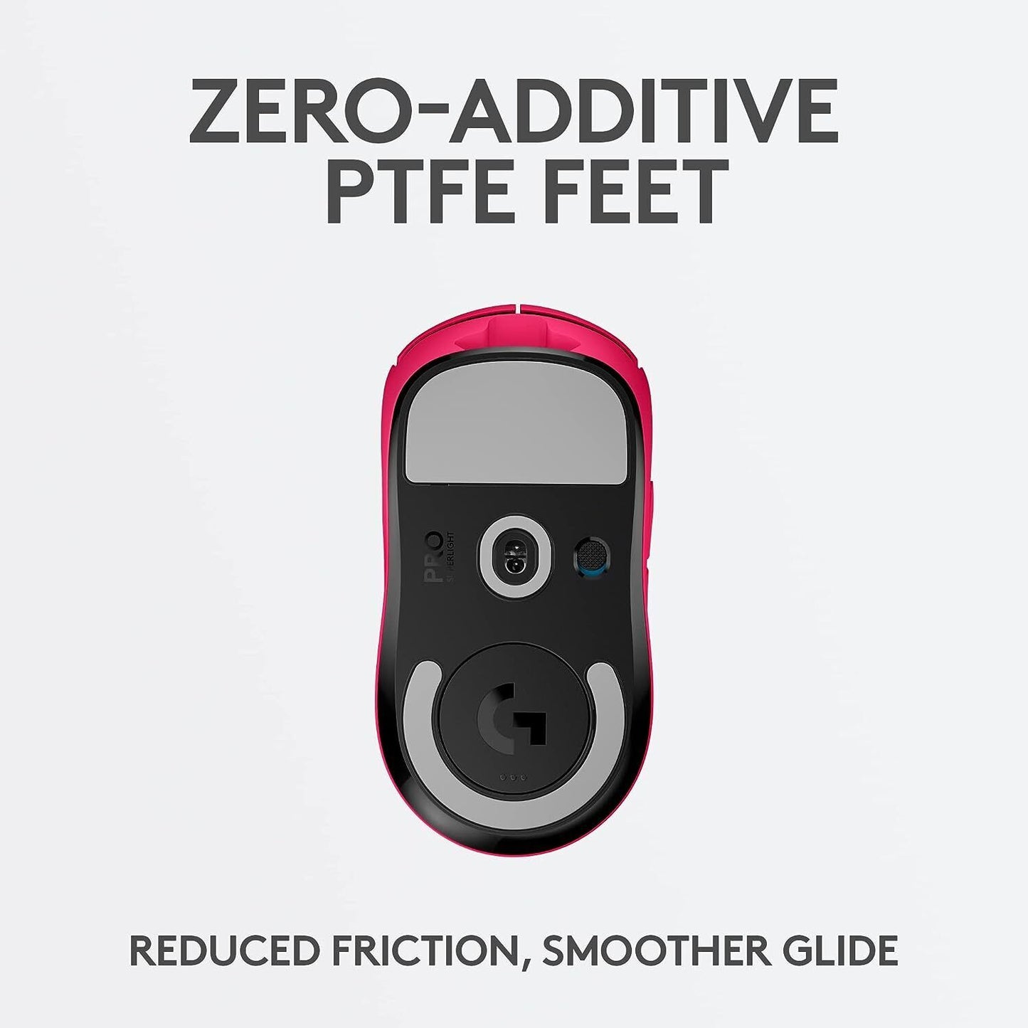Logitech G PRO SUPERLIGHT Wireless Gaming Mouse, Ultra Lightweight 63 Magenta