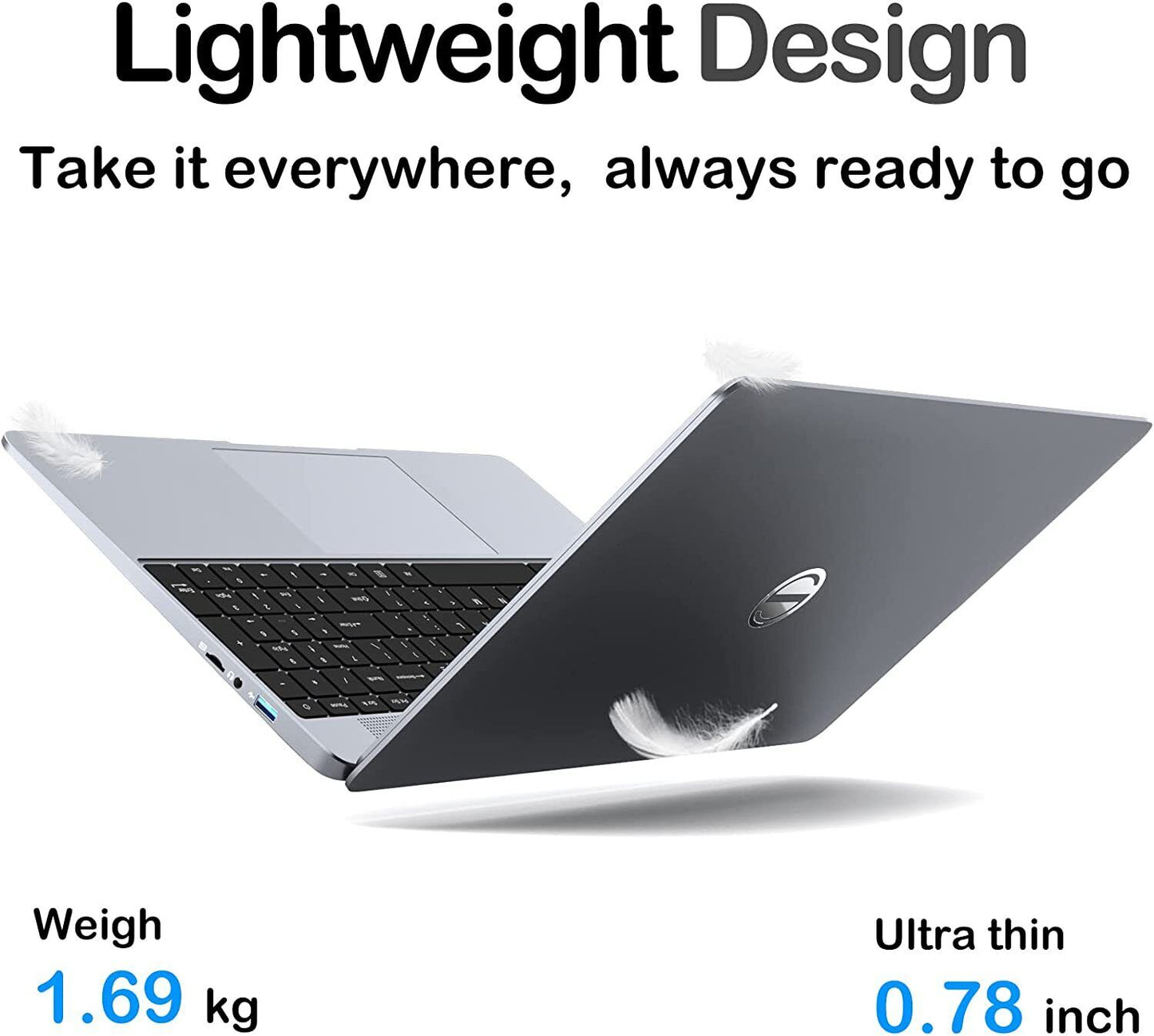 SGIN 15.6" FHD Laptop Intel Celeron N5095 12GB DDR4 512GB SSD WIN 11