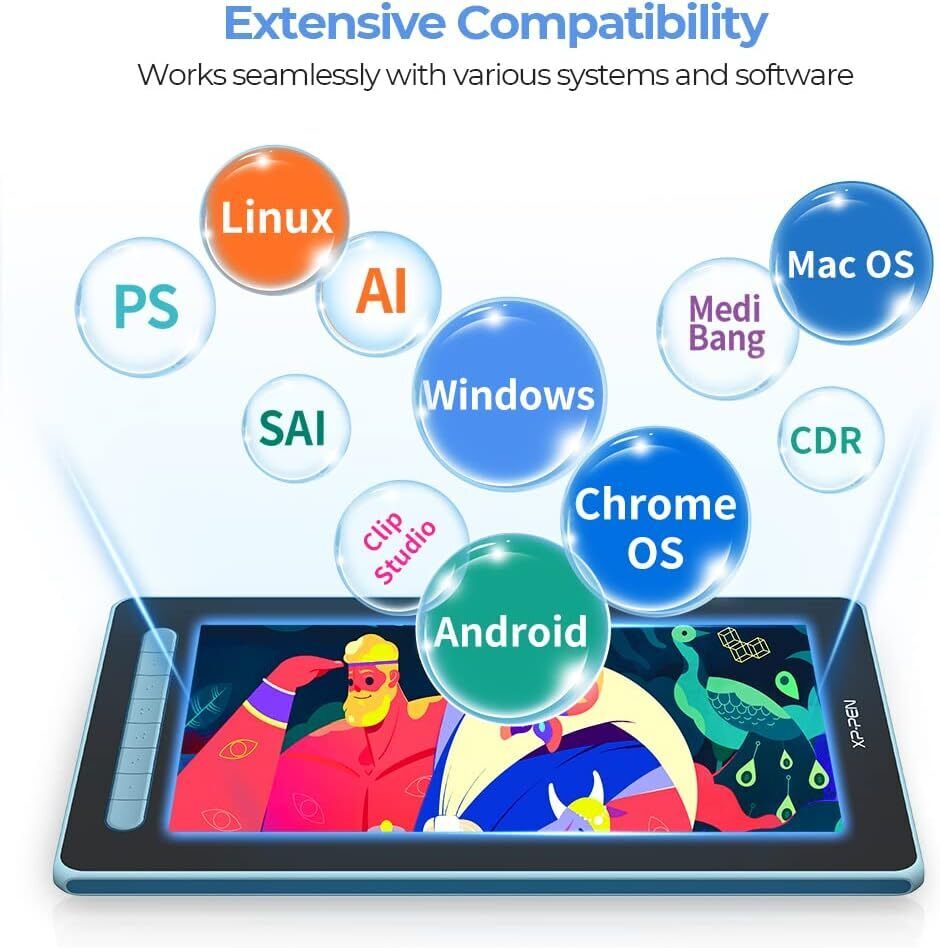 Xp-pen Artist 12 Graphics Tablet 11.9" screen (2nd Gen) - Blue