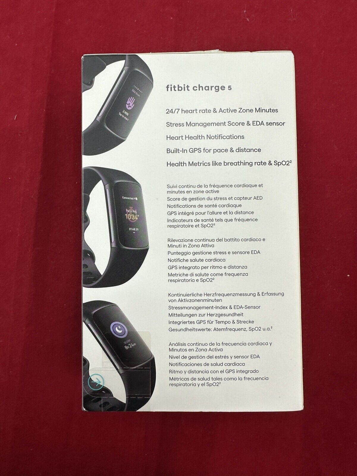 Fitbit Charge 5 Activity Tracker with 6-months Premium Membership Included