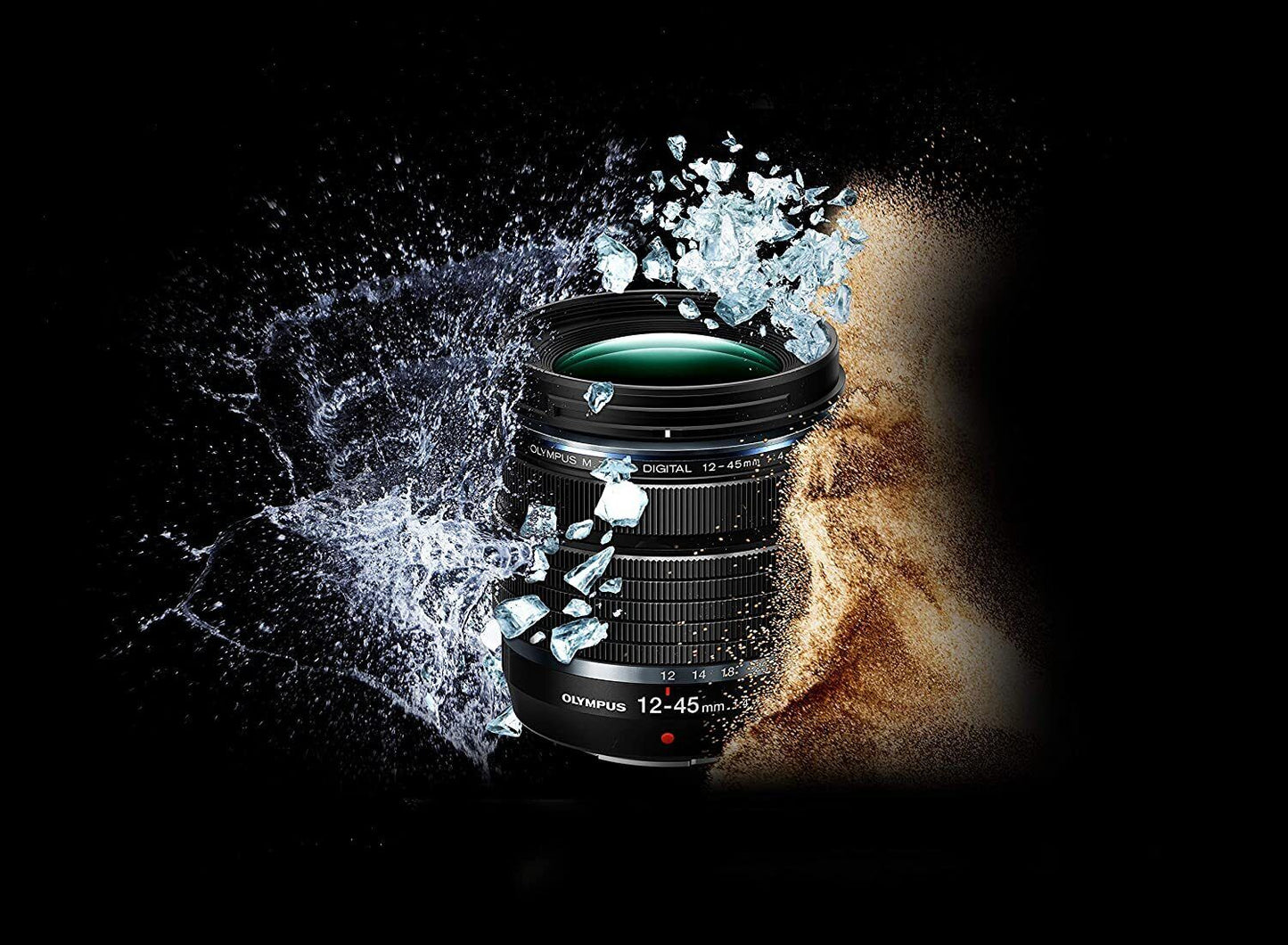 Olympus M.Zuiko DIGITAL ED 12-45mm F4.0 PRO Lens,Black