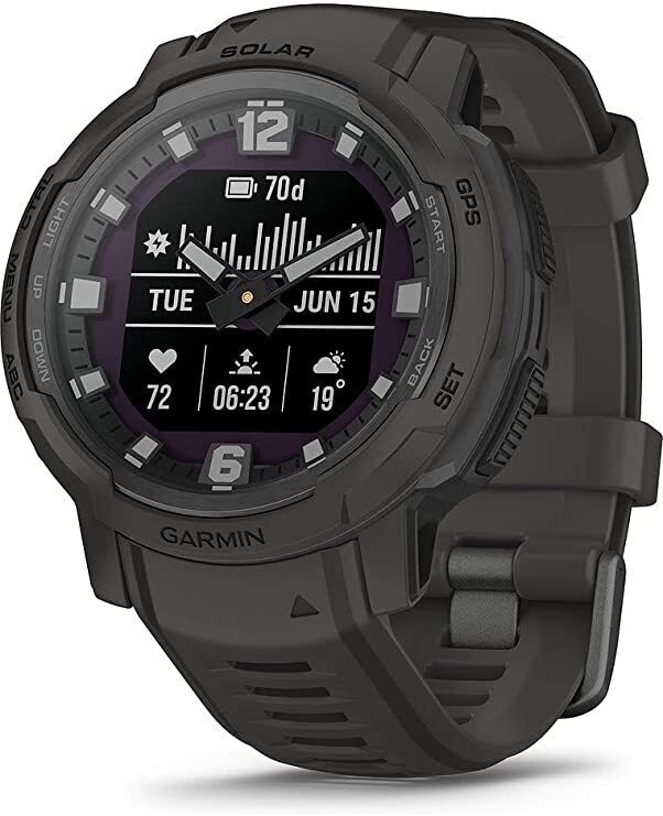 Garmin Tactical Instinct Crossover Solar Exclusive Black Smart Watch 010-02730-0