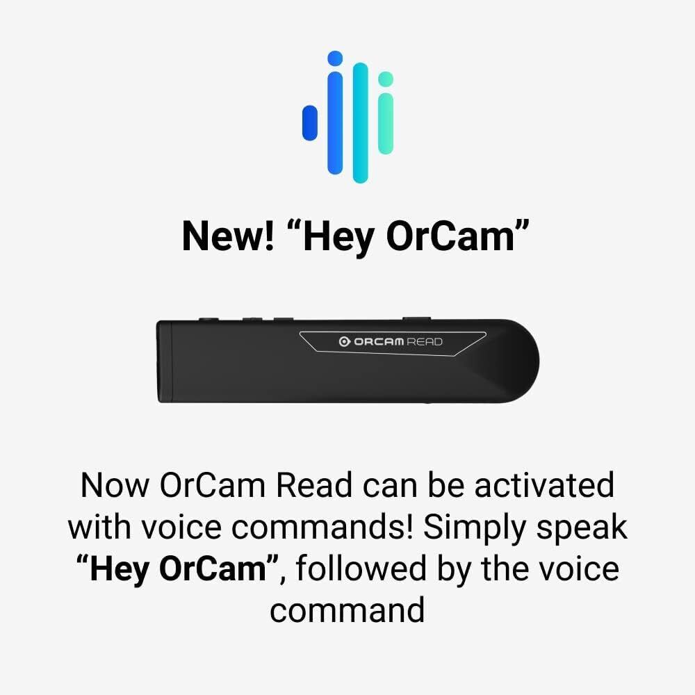 OrCam Read Smart - Artificial Intelligence (AI) Assistive Reader