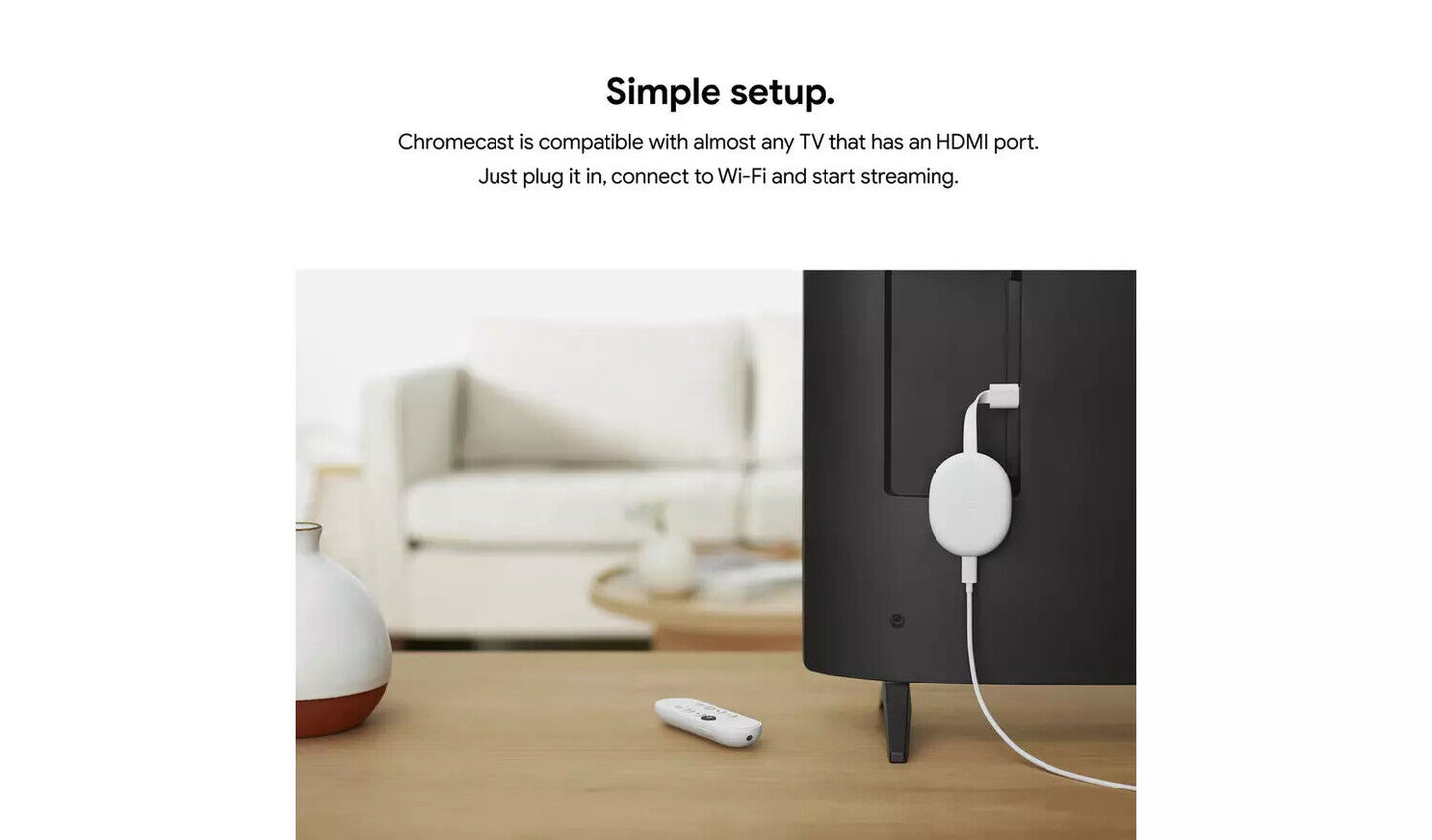 Google Chromecast with Google TV 4K and Voice Remote