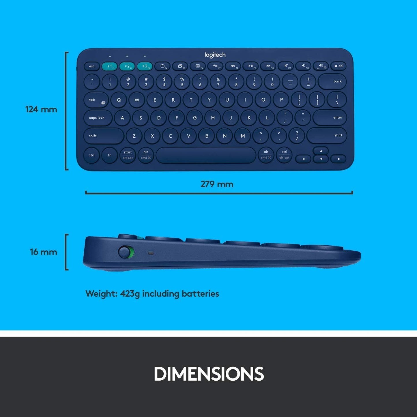 Logitech K380 Multi-Device Bluetooth Keyboard
