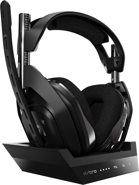 ASTRO Gaming A50 Wireless Headset and Base Station - Black/Grey For Playstation
