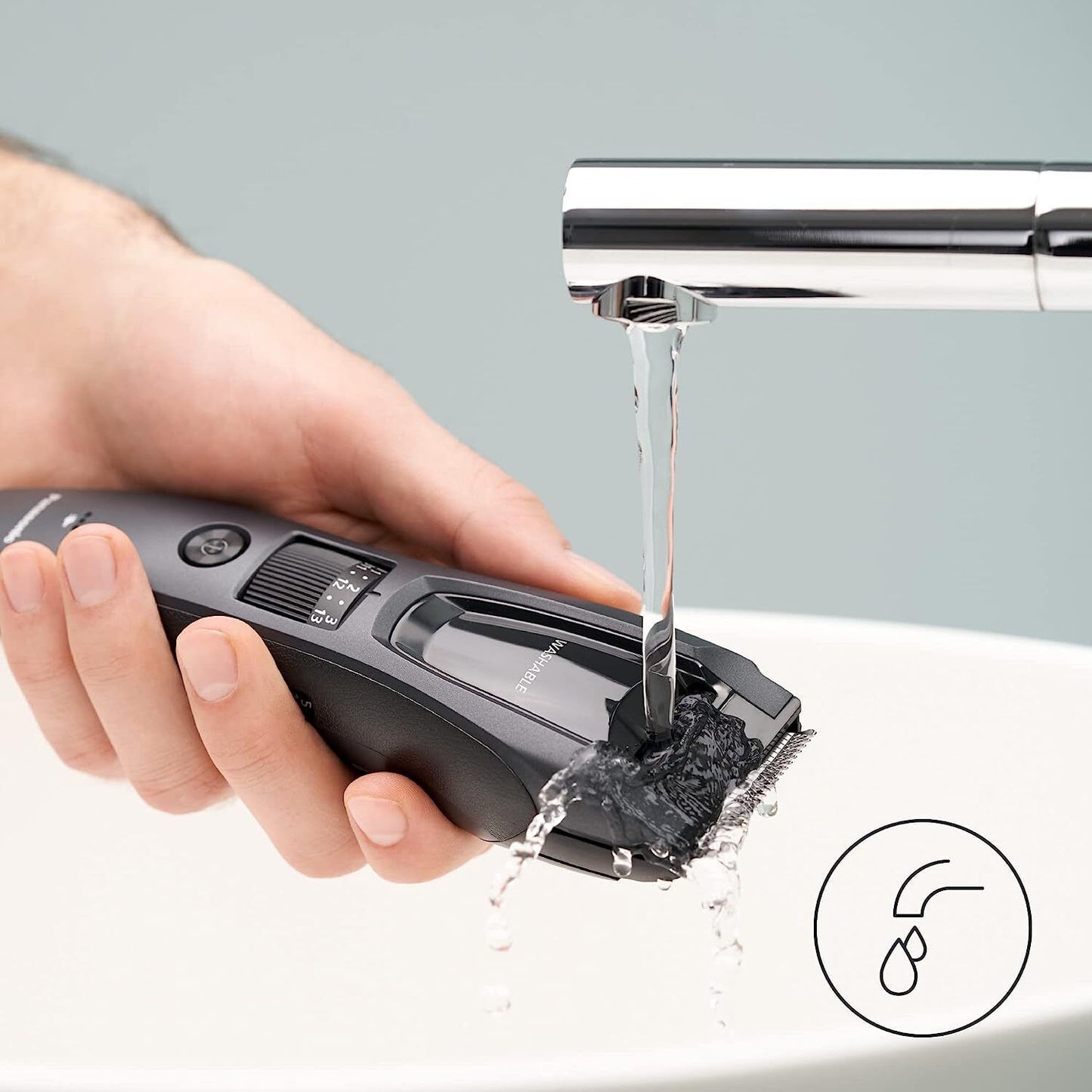 Panasonic ER-GB62 Wet & Dry Electric Hair, Beard & Body Trimmer for Men