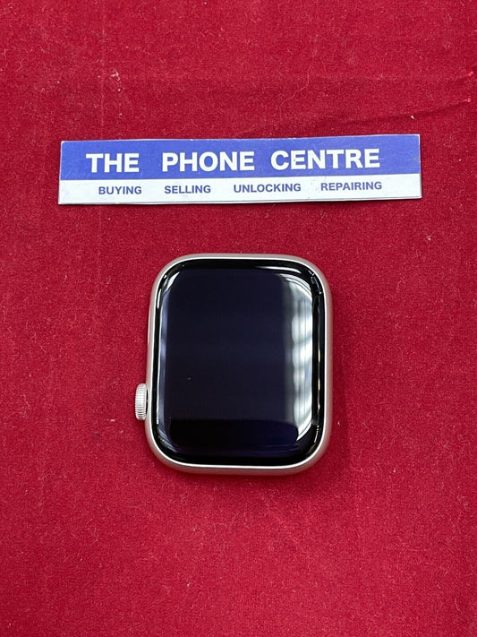 Apple watch series 8 45mm GPS Starlight 100% Battery