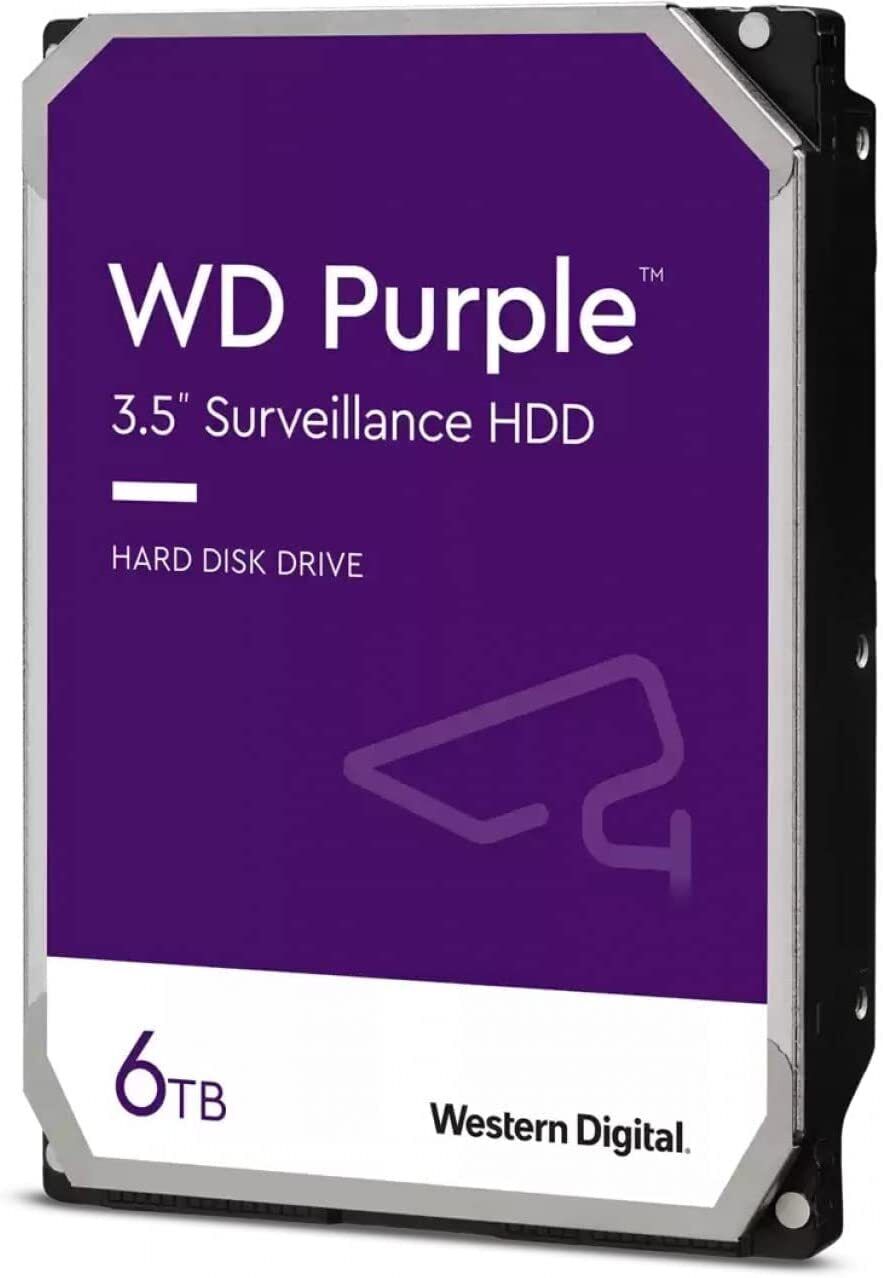 Western Digital WD Purple 6TB SATA III 3.5" Internal HDD (WD63PURZ)