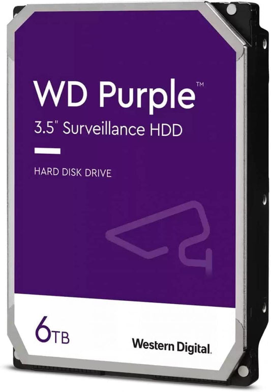 Western Digital WD Purple 6TB SATA III 3.5" Internal HDD (WD63PURZ)