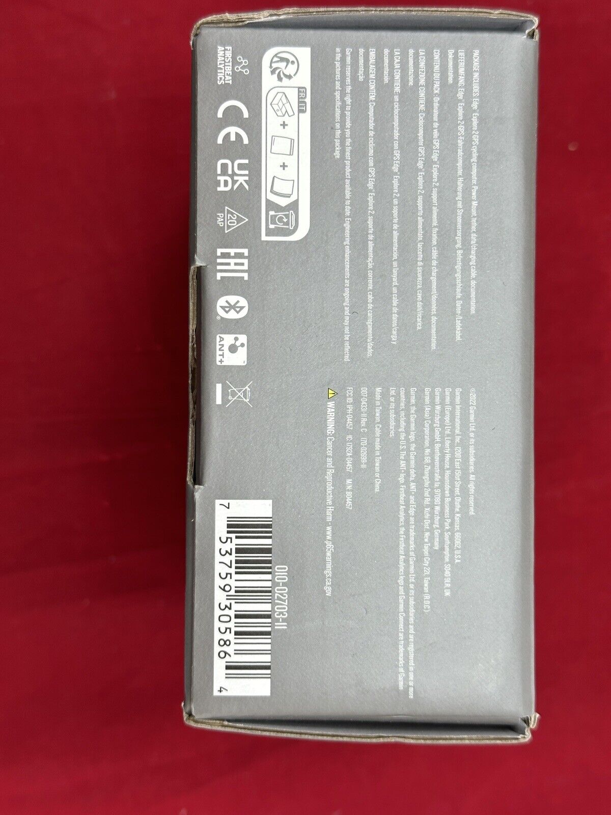 Garmin Edge Explore 2 Touring GPS Bike Computer with Connect Features Power bund