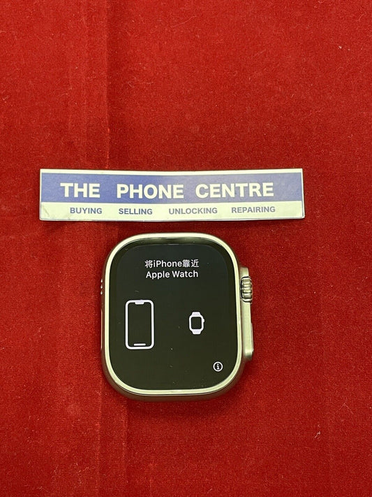 Apple Watch Ultra 49mm Titanium Case GPS and Cellular 100% battery, next day del