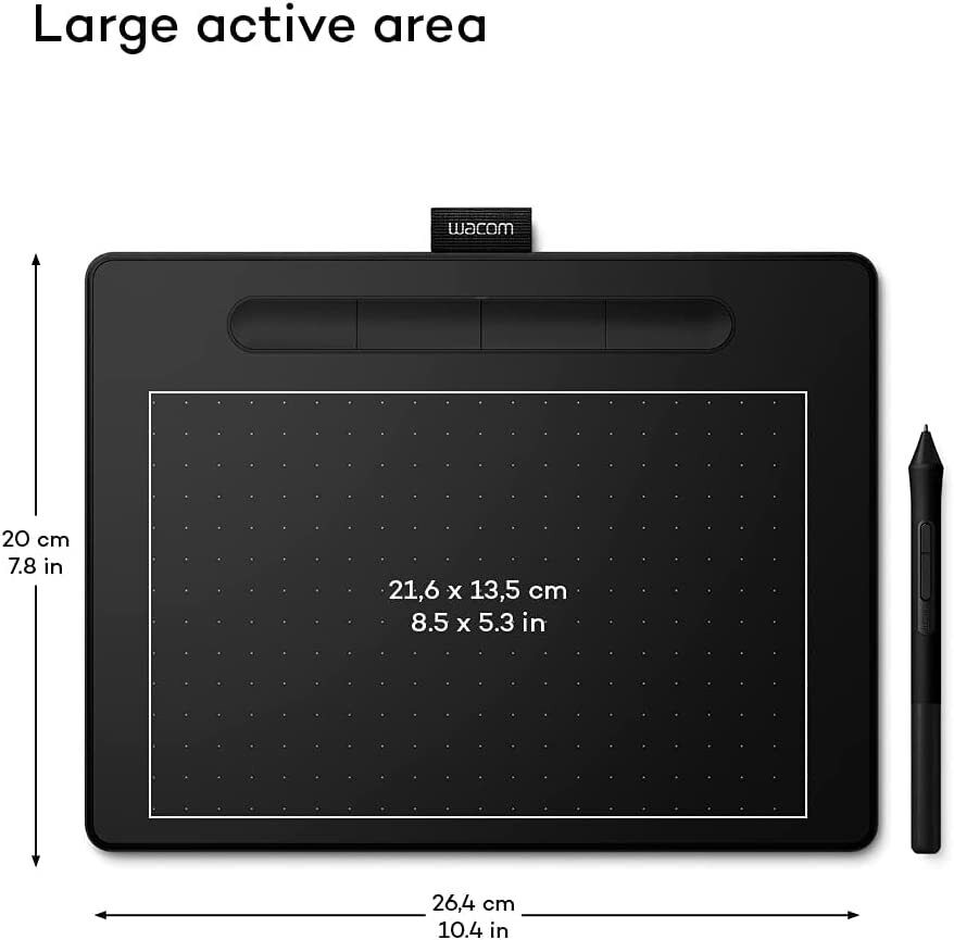 Wacom Intuos Medium Drawing Tablet - Digital Tablet for Painting