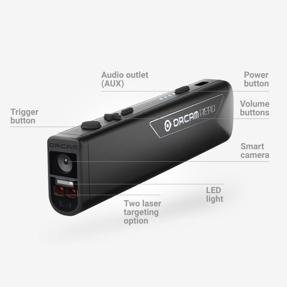 OrCam Read Smart - Artificial Intelligence (AI) Assistive Reader
