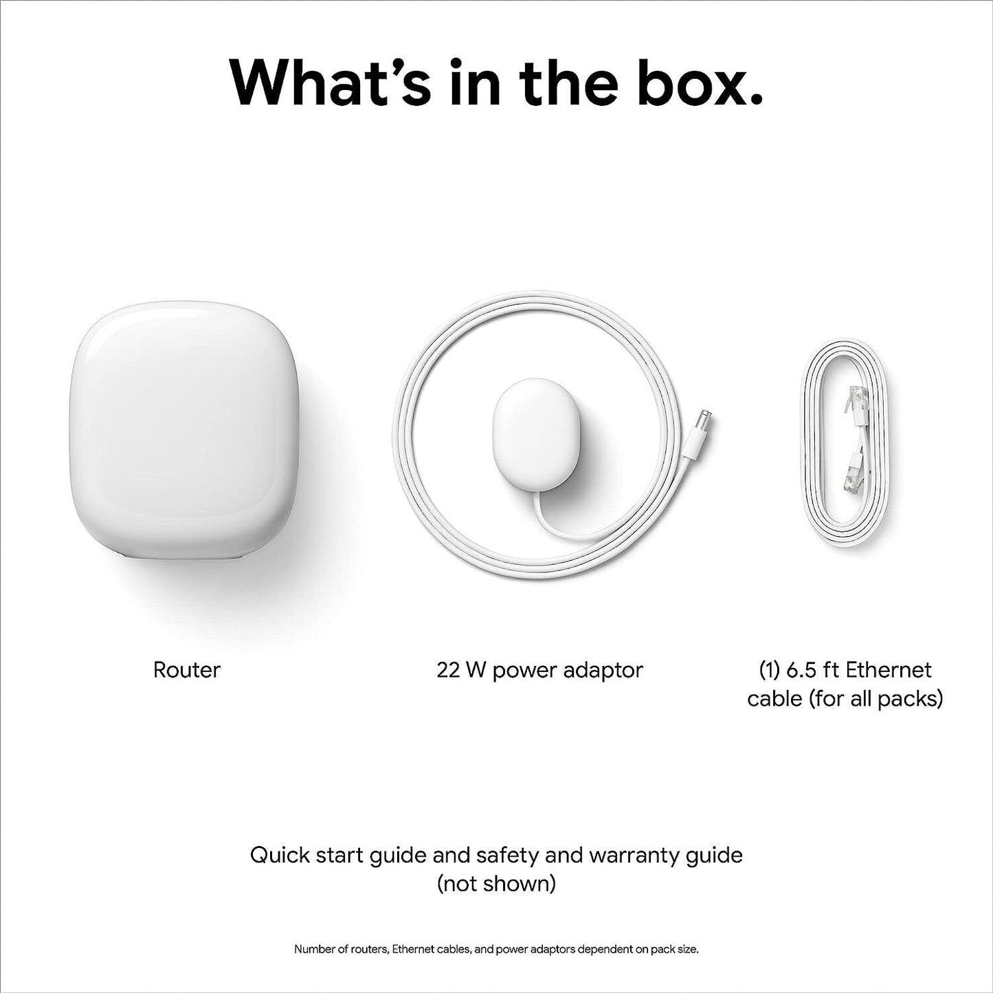 Google Wifi Pro – Wi-Fi 6E Reliable home system with fast speed and whole-home