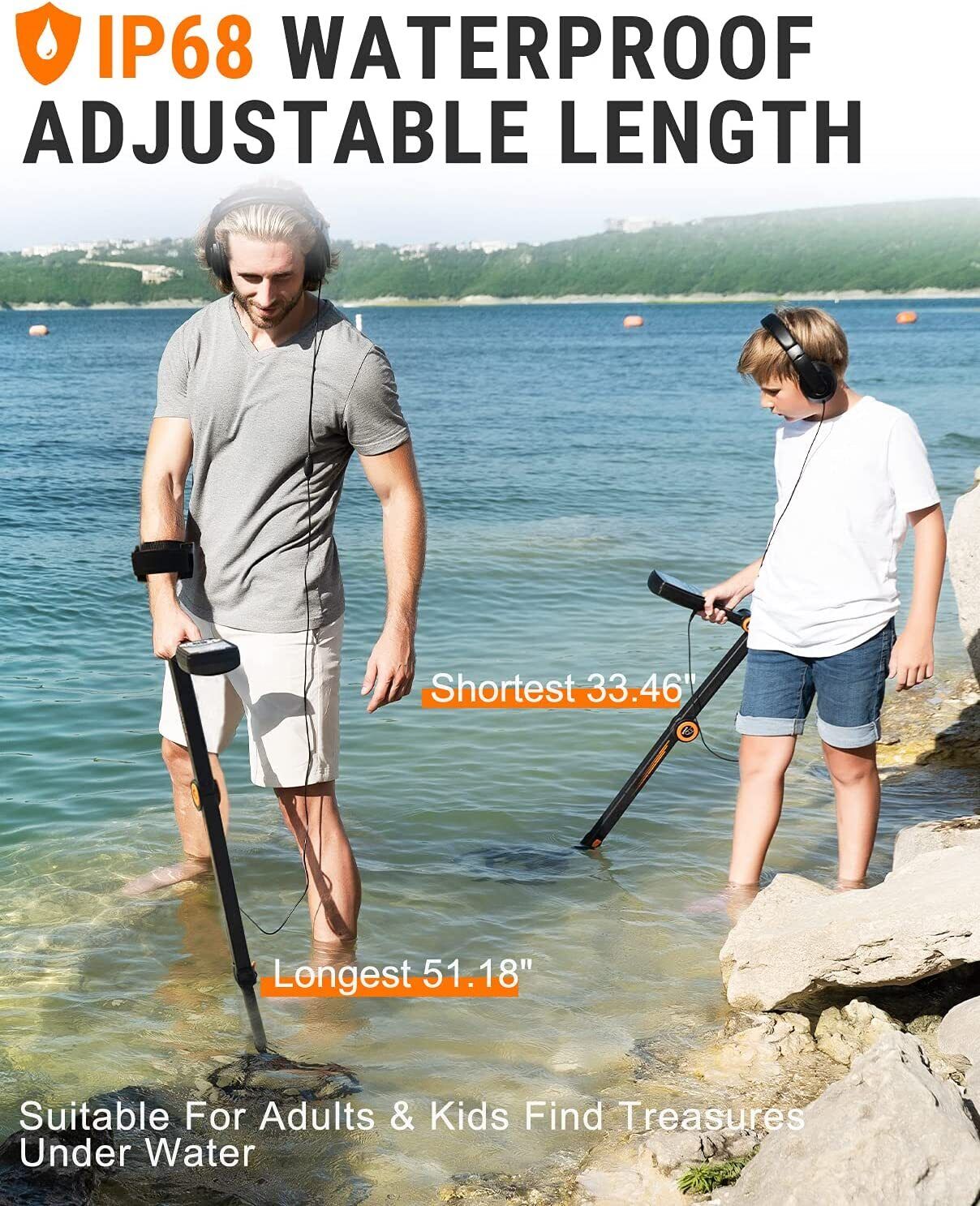 SUNPOW Foldable Metal Detector OT-MD05