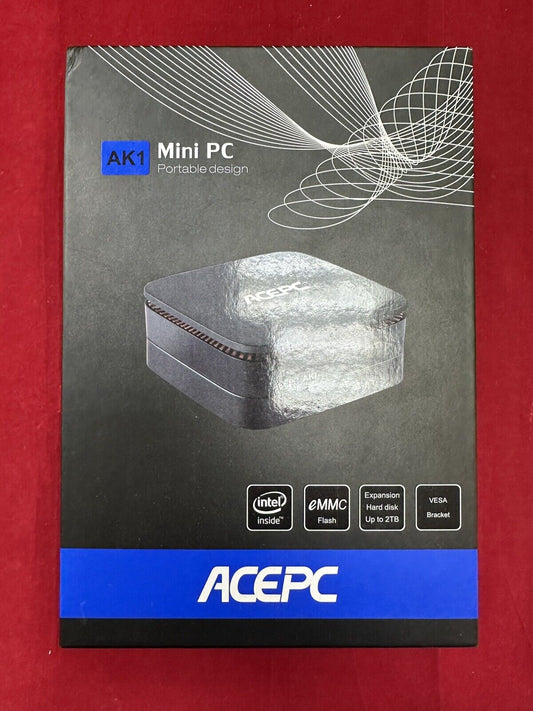 ACEPC AK1 Mini PC Intel J3455, 8gb, 256gb