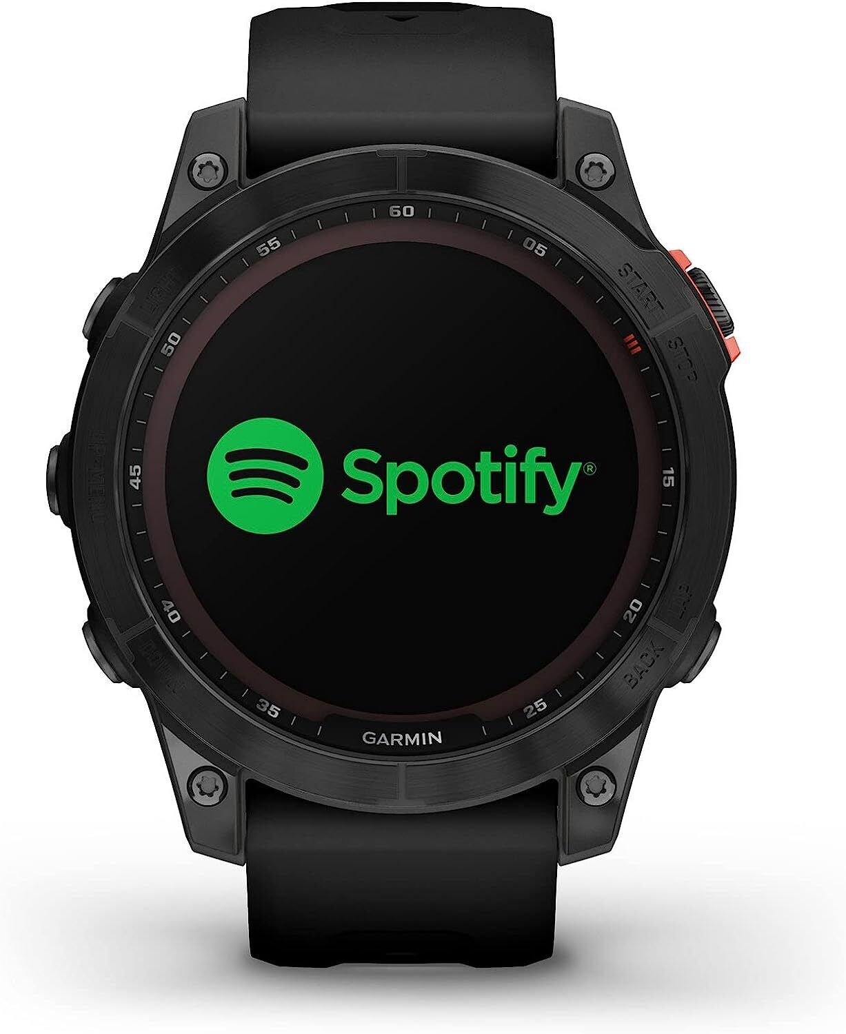 Garmin fēnix 7 Solar Multisport GPS Watch, Black with Silicone Band