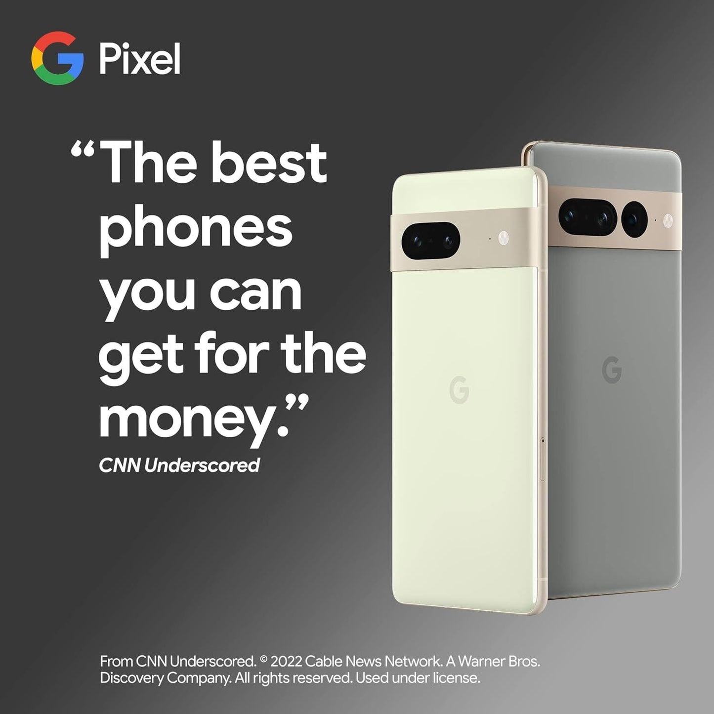 Google Pixel 7 GVU6C - 256GB - Obsidian (Unlocked)
