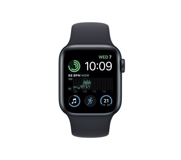 APPLE Watch SE Cellular (2022) - Midnight with Midnight Sports Band, 40 mm