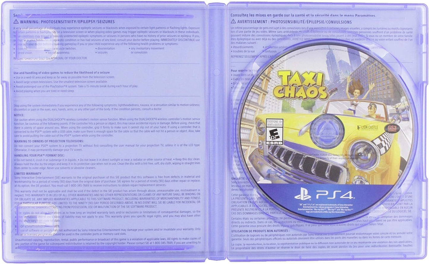 PS4 - Taxi Chaos PlayStation 4 Brand New Sealed