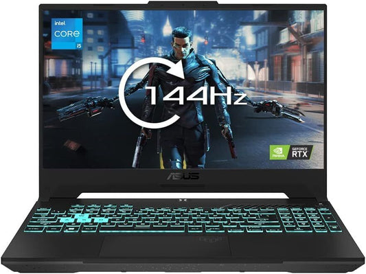 ASUS TUF 15.6" Full HD 144Hz i5-12, GeForce RTX 3050Ti, 16GB RAM, 512GB SSD RGB