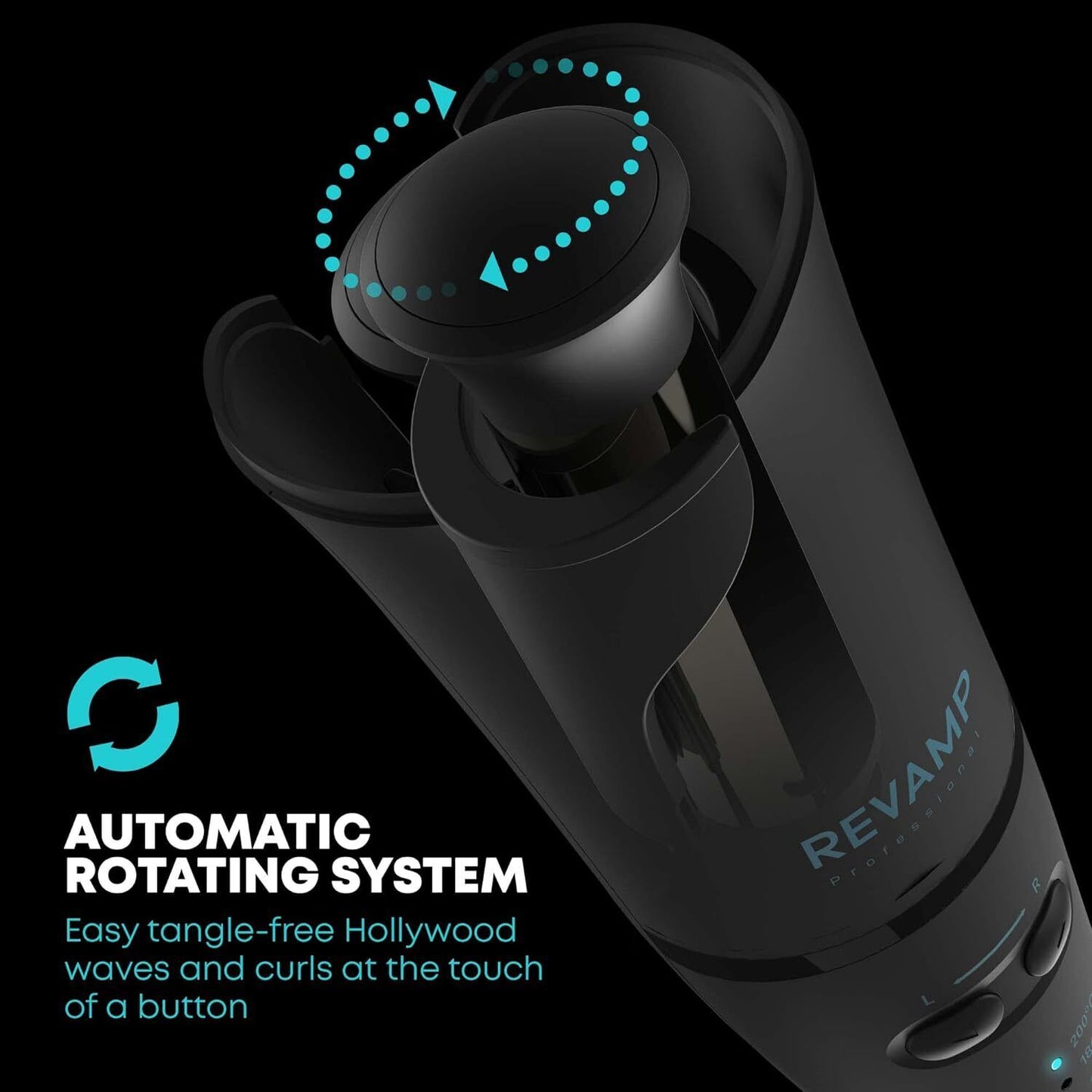 Revamp Progloss Liberate Cordless Hollywood Automatic Rotating Curler