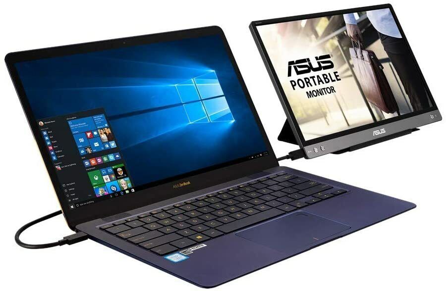 ASUS ZenScreen MB14AC 14" IPS LED Portable Monitor - Dark Grey