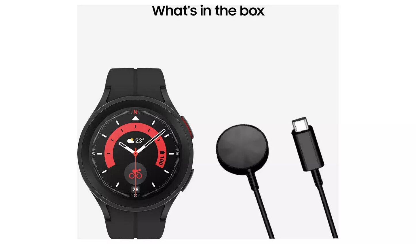Samsung Galaxy Watch5 Pro 45mm Titanium Smart Watch - Black