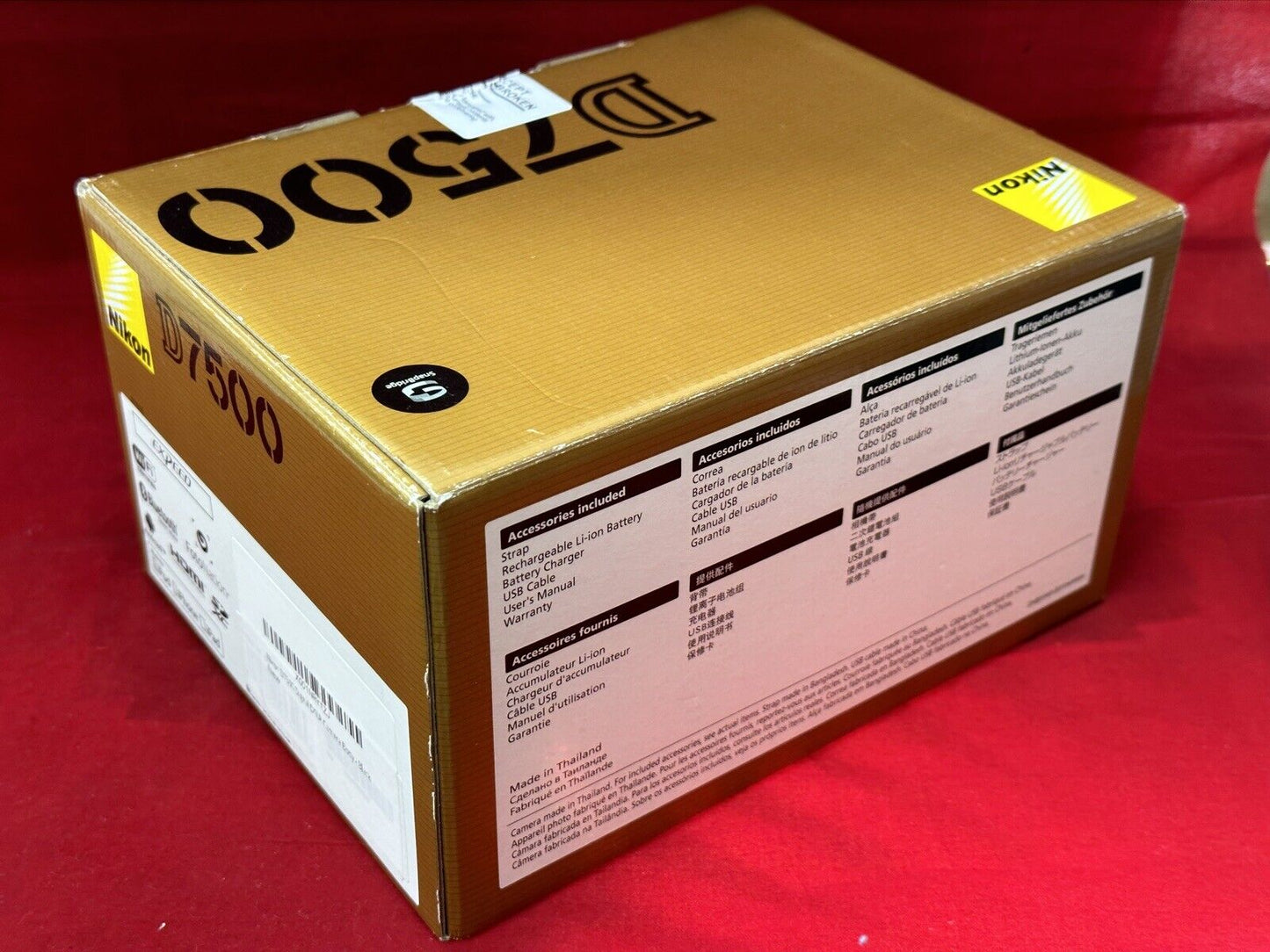 Nikon D7500 Digital DSLR Camera Body - Black