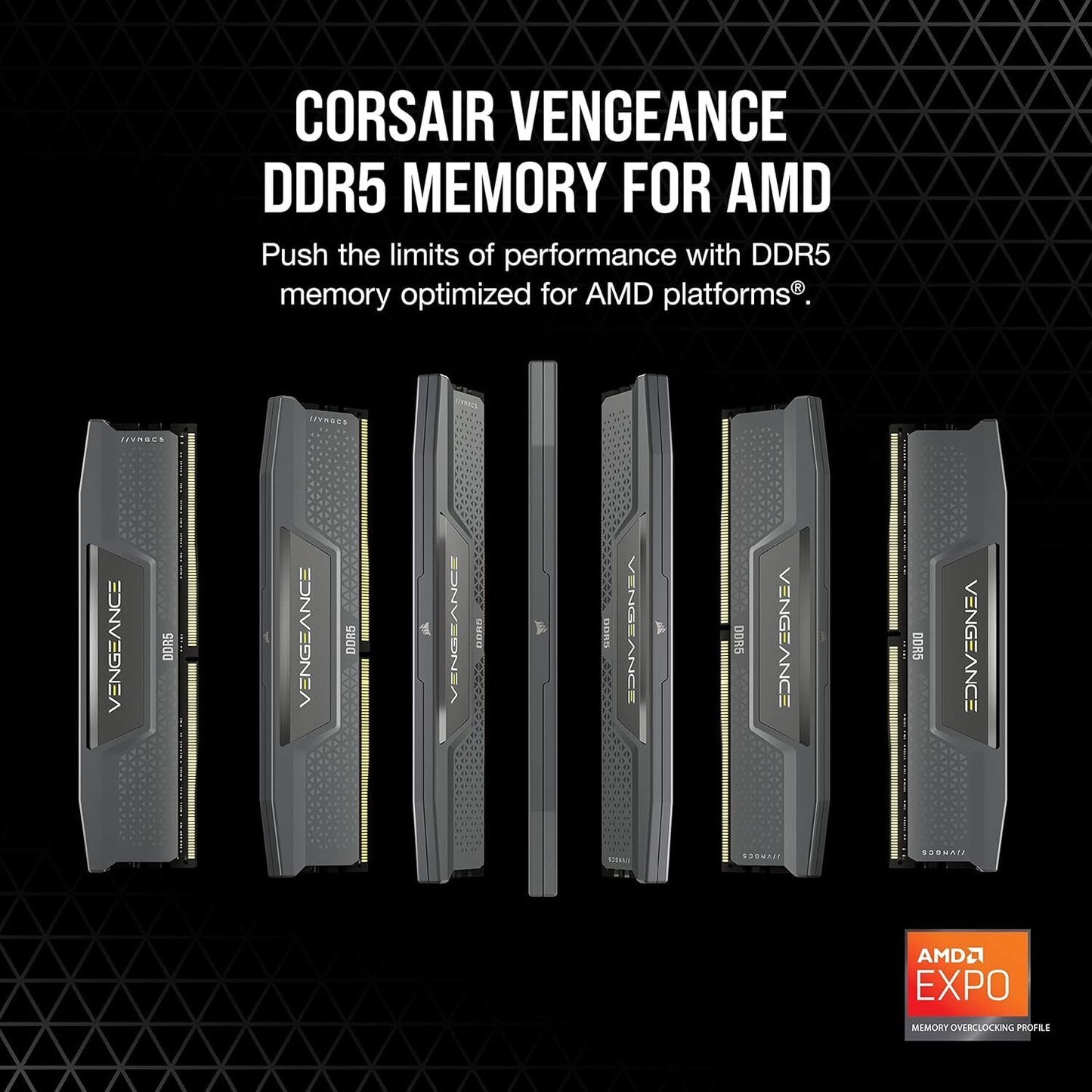 Corsair Vengeance 32GB (2x 16GB) 6000MHz DDR5 RAM Memory Size: 32GB