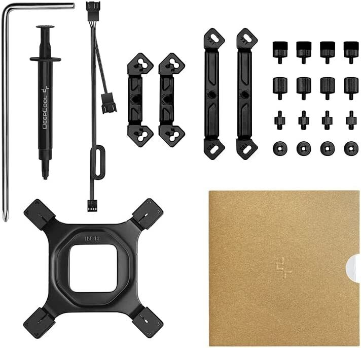 DeepCool AK620 ZERO DARK CPU Cooler, 2x120mm Fan, with LGA 1151 mounting kit