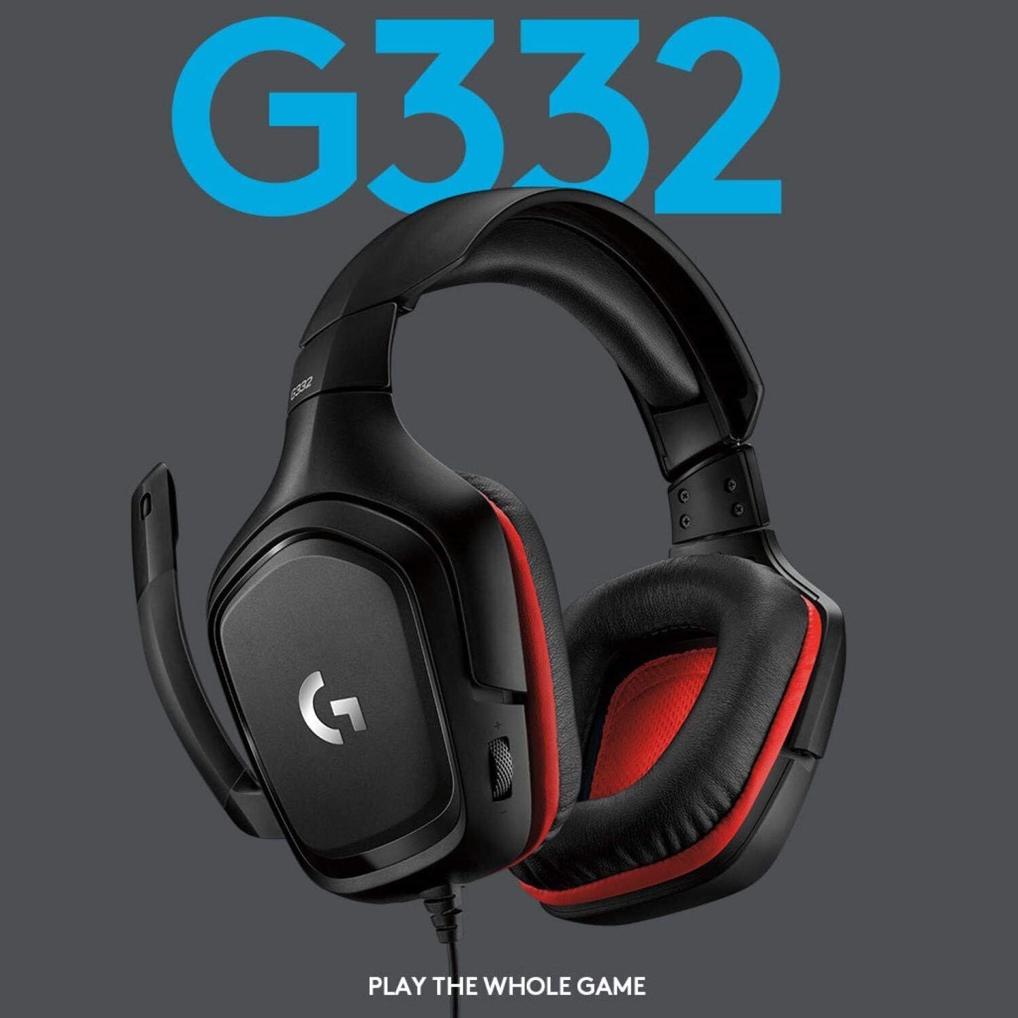 Logitech G332 Black/Red Gaming Headset for Xbox One, PlayStation 4