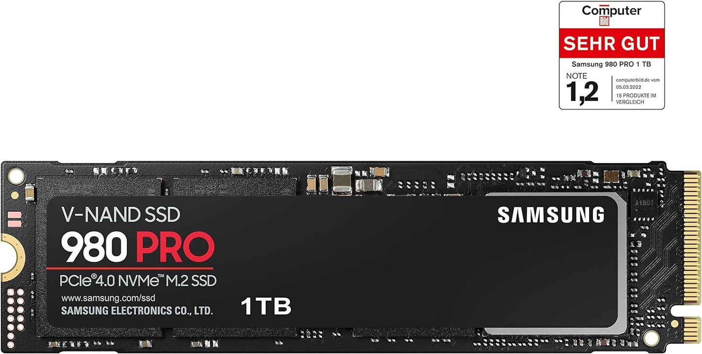 Samsung 980 PRO 1TB Internal NVMe SSD (MZ-V8P1T0BW)