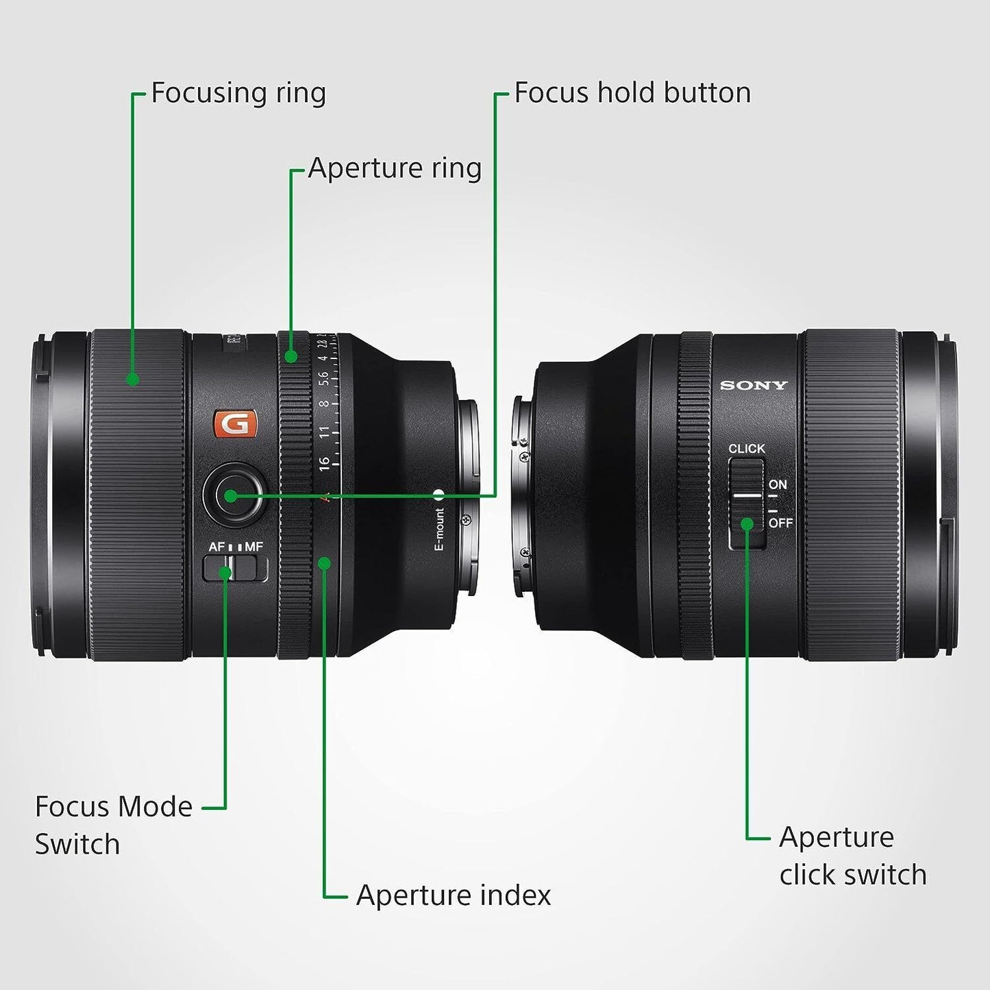 Sony FE 35mm f/1.4 GM Wide Angle Lens Premium G Master Series prime lens