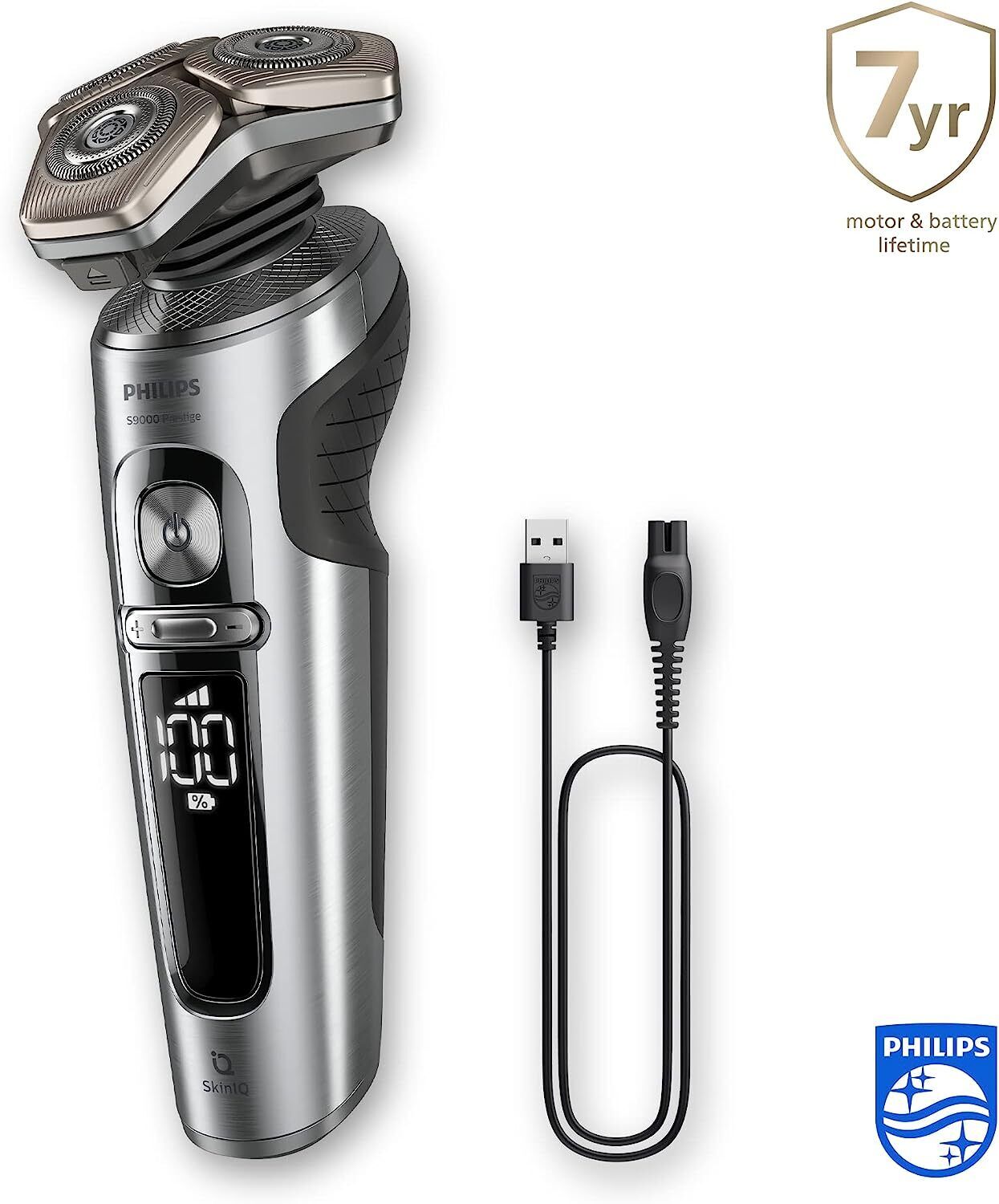 Philips Shaver S9000 Prestige Cordless shaver with 2 attachments SP9872/22