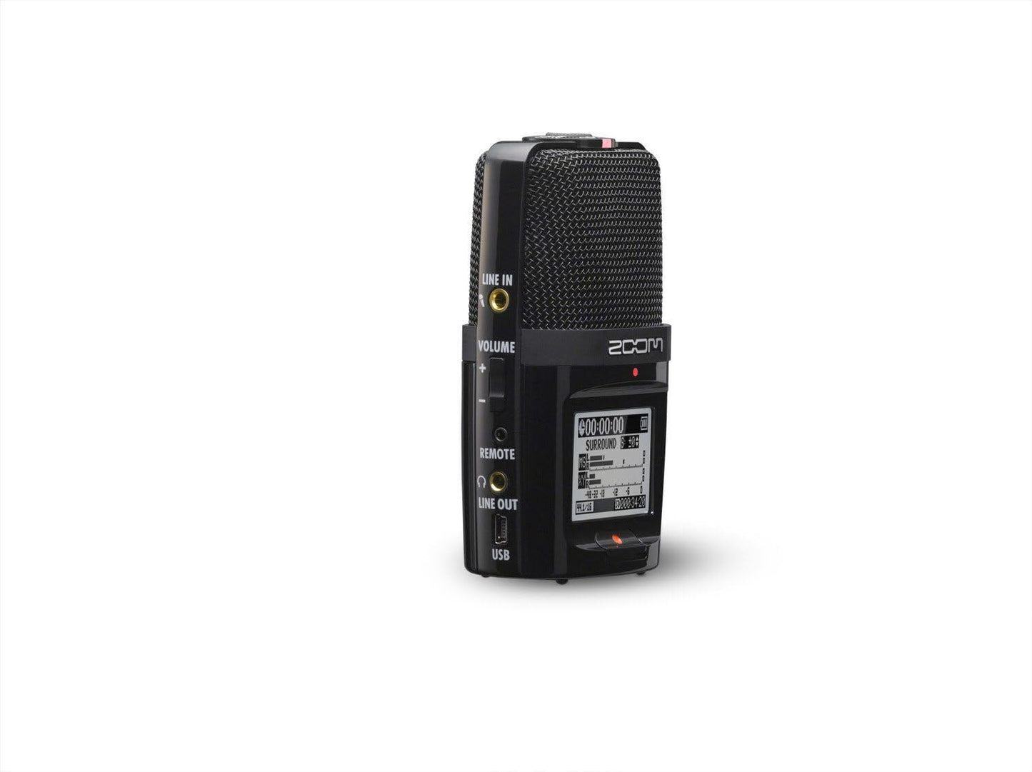 Zoom H2n Stereo/Surround-Sound Portable Recorder, 5 Built-In Microphones to SD