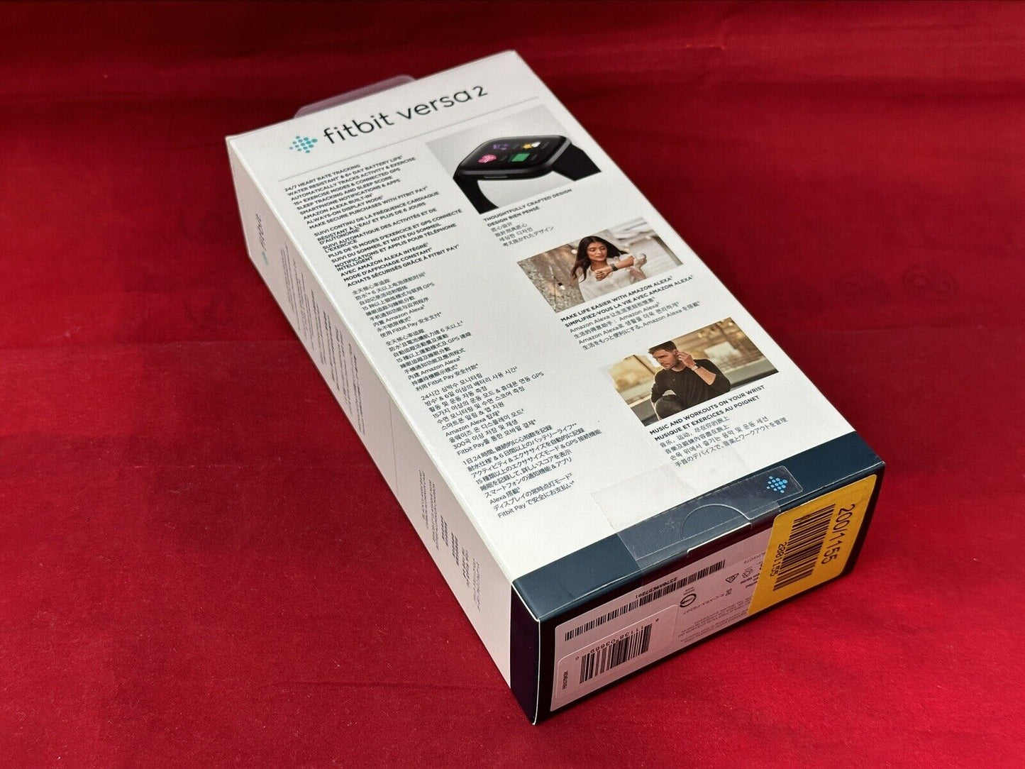 Fitbit Versa 2 Black Fitness Smartwatch (FB507BKBK)