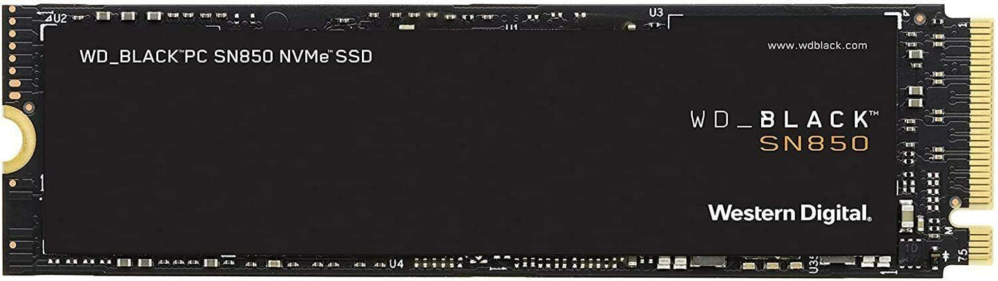 Western Digital Black SN850 500GB M.2 NVMe Internal SSD (WDS500G1X0E-00AFY0)