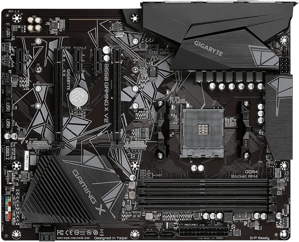 Gigabyte B550 GAMING X V2 ATX Motherboard for AMD AM4 CPUs
