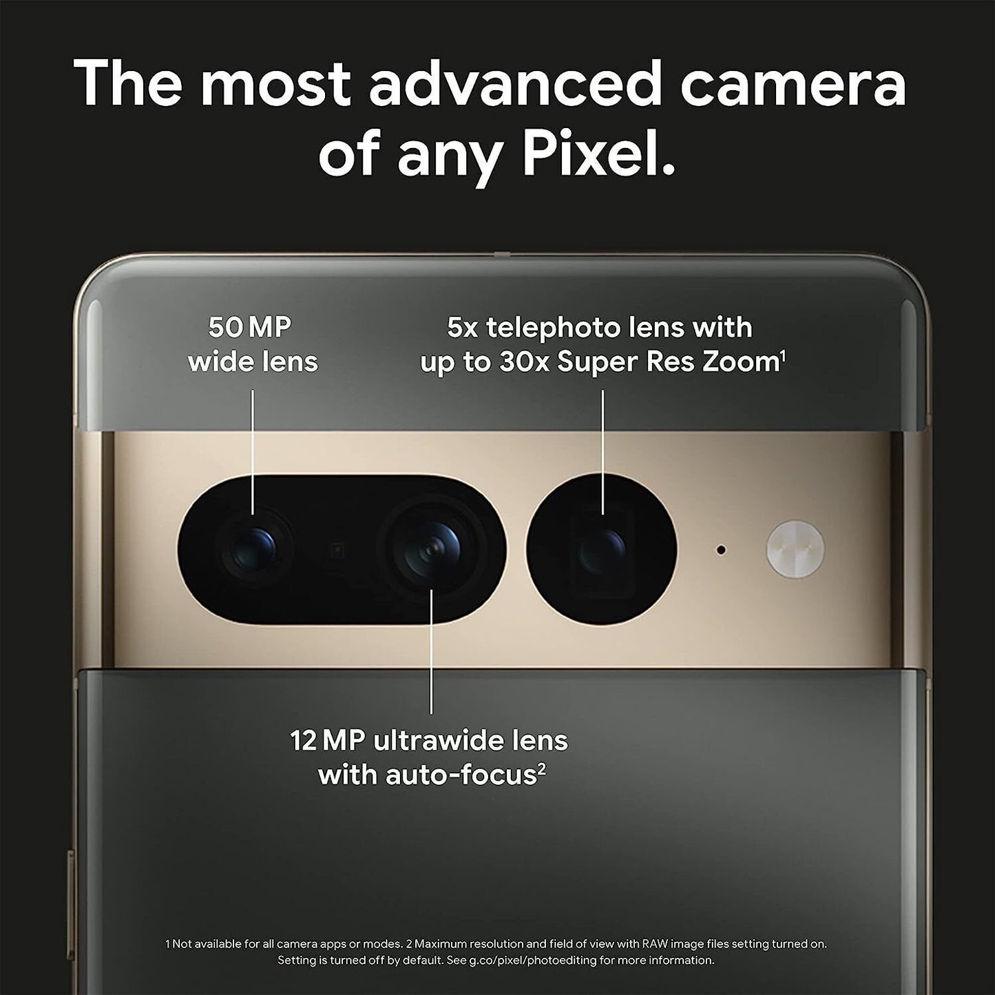 Google Pixel 7 Pro – Unlocked Android 5G smartphone with telephoto lens