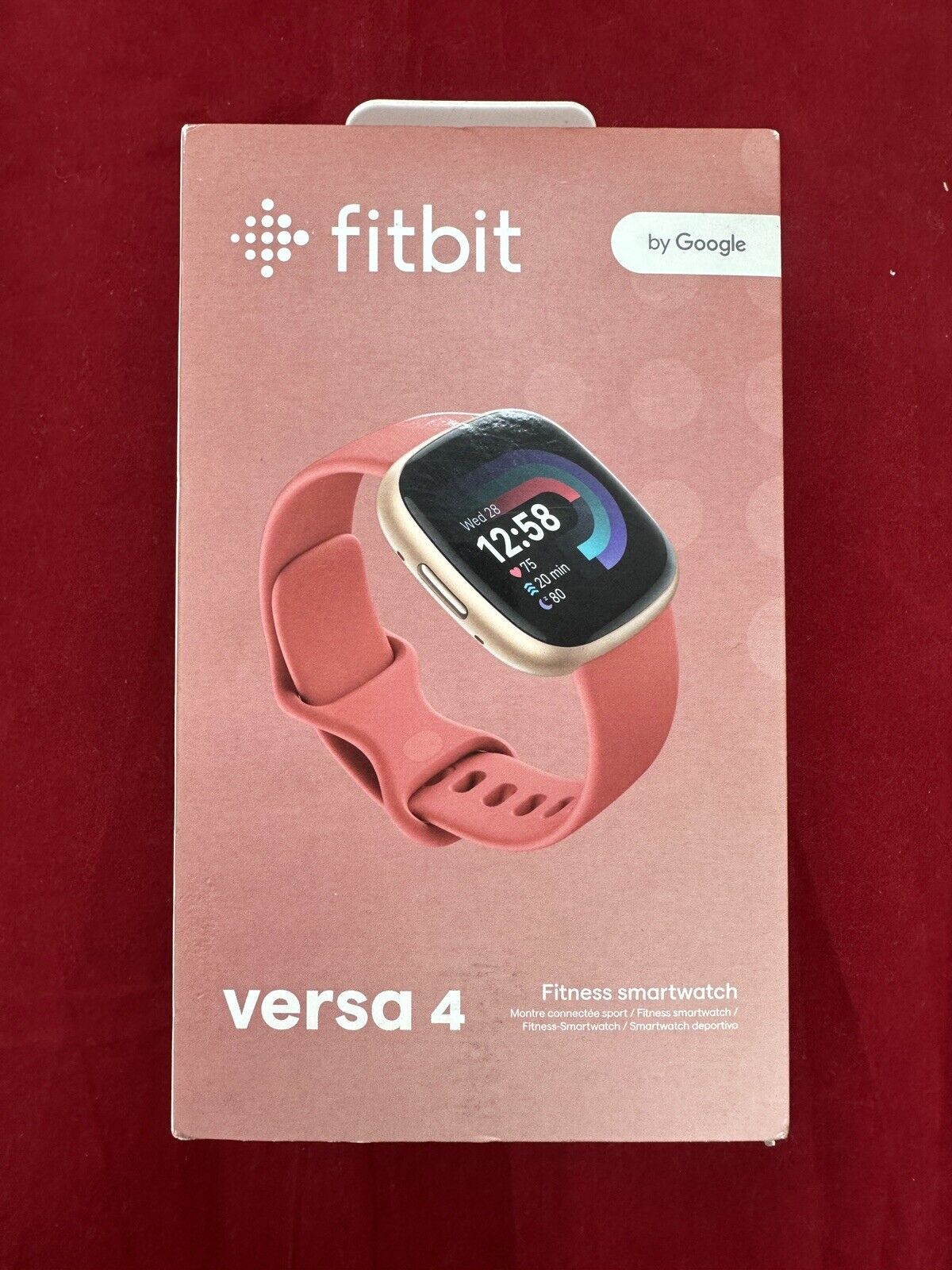 Fitbit Versa 4 Fitness Smartwatch GPS Bluetooth, Waterproof, Heart Rate Tracker