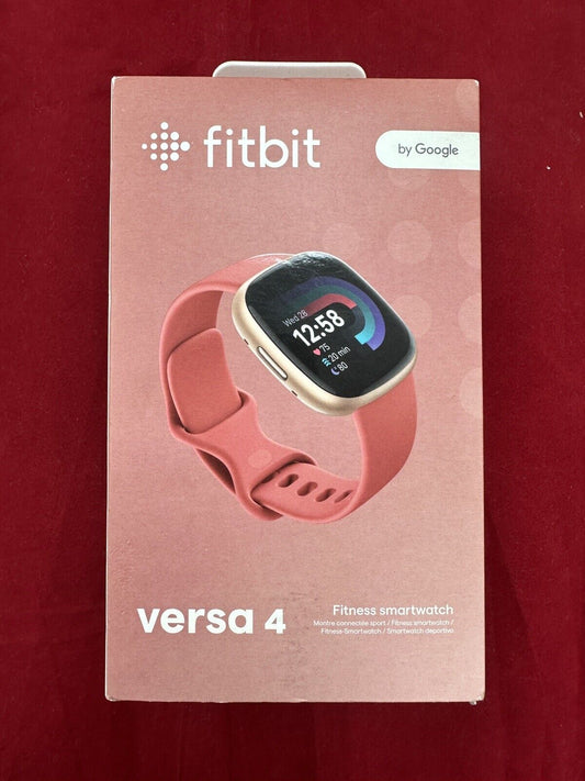 Fitbit Versa 4 Fitness Smartwatch GPS Bluetooth, Waterproof, Heart Rate Tracker