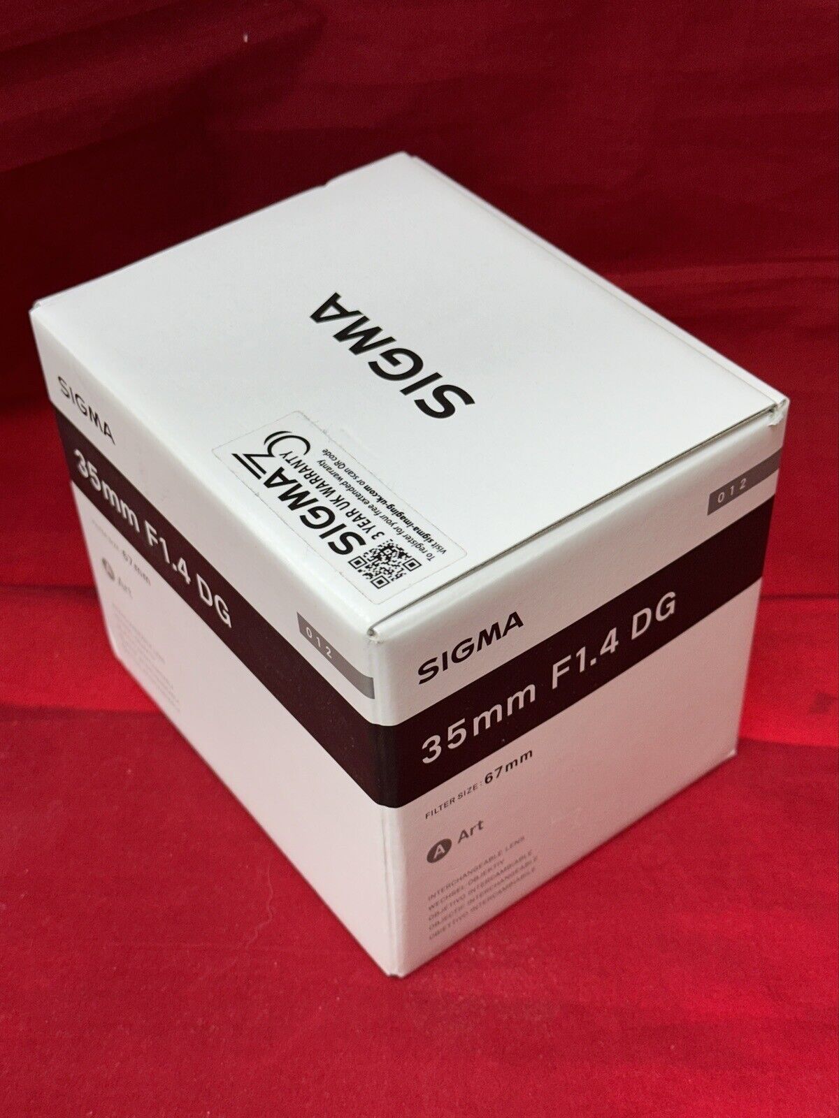 Sigma 340101 35mm F1.4 DG HSM Lens for Canon, Black