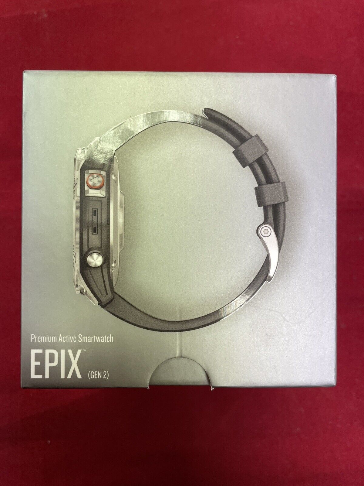 Garmin epix 2, Premium Active Smartwatch, Slate and Stainless Steel with Silicon