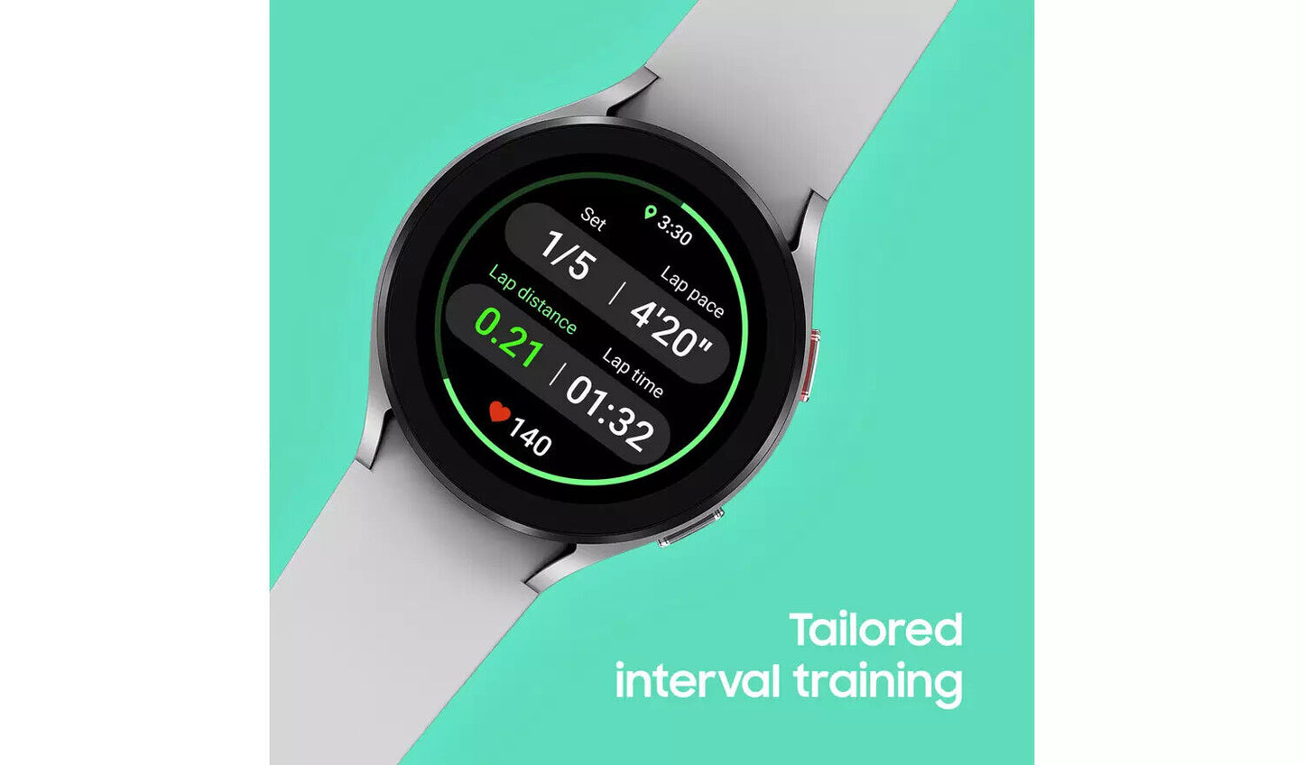 Samsung Galaxy Watch4 40mm Aluminium Smart Watch - Pink Gold