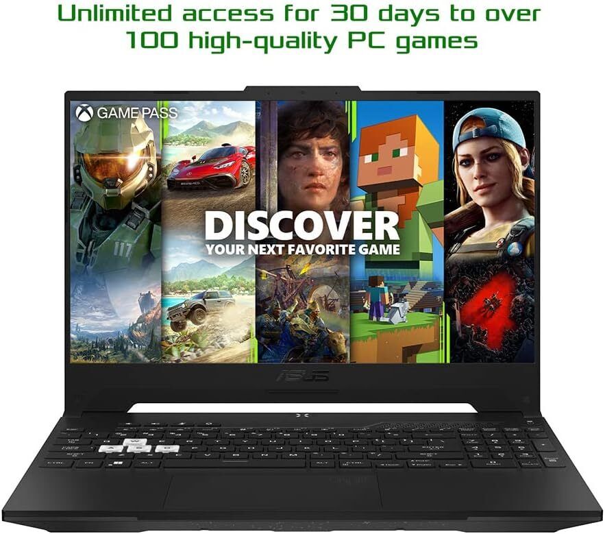 ASUS TUF 15.6" Full HD 144Hz i5-12, GeForce RTX 3050Ti, 16GB RAM, 512GB SSD RGB