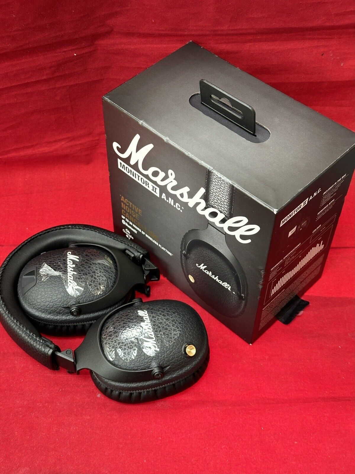 Marshall Monitor II A.N.C Wireless Headband Headset - Black
