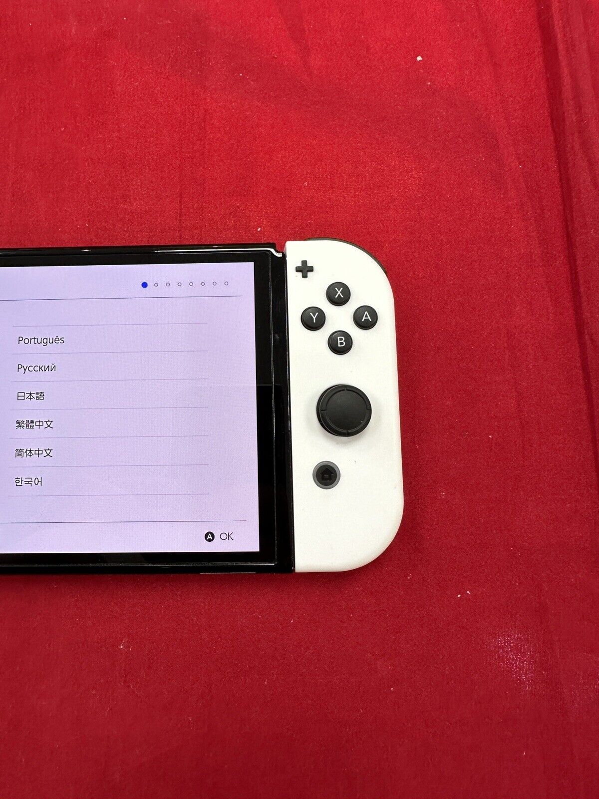 Nintendo Switch OLED Model HEG-001 Handheld Console - 64GB - White